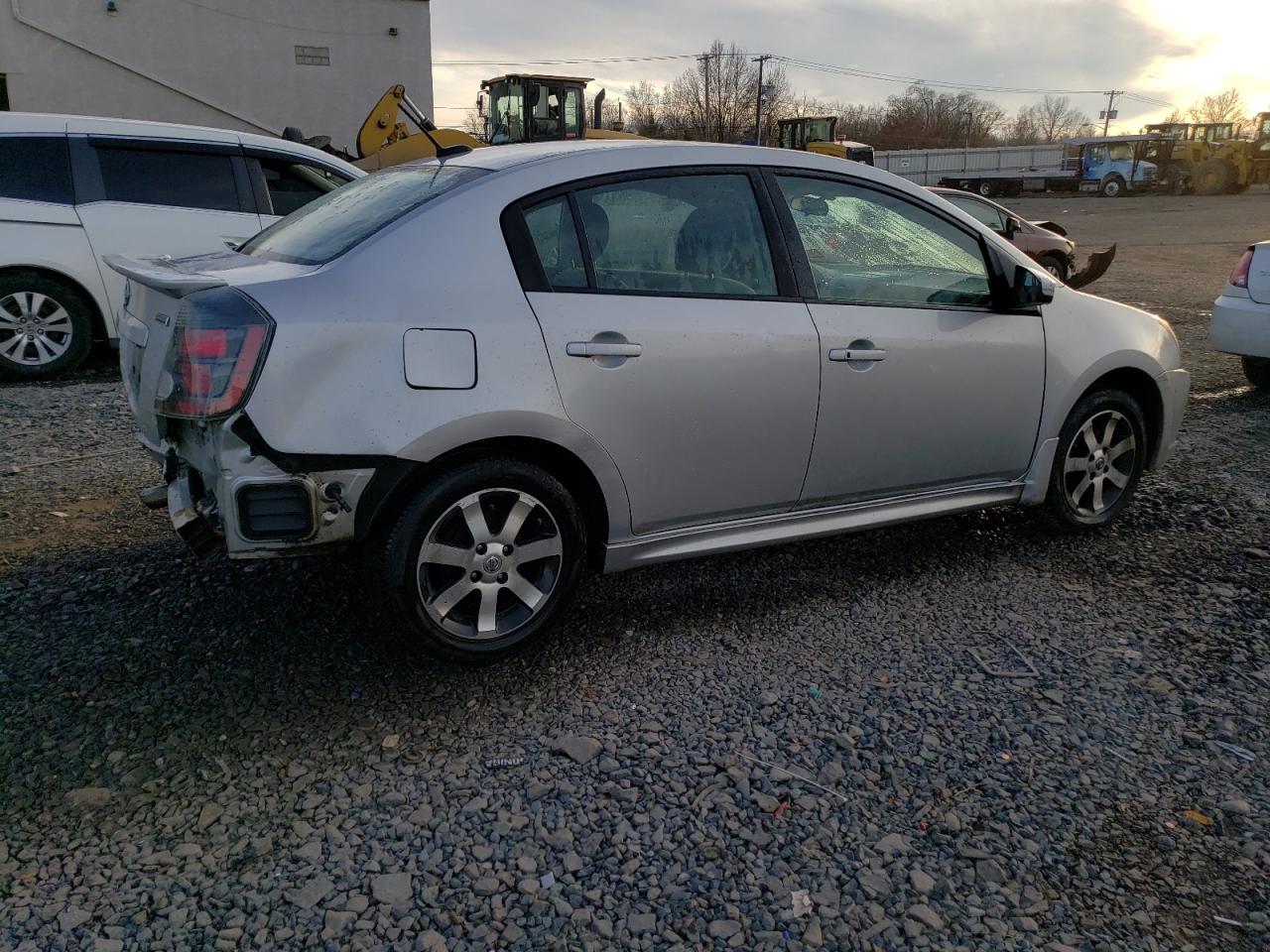 2012 Nissan Sentra VIN 3N1AB6AP5CL728002 Copart auction photo, front end / rear end damage thumbnail 3