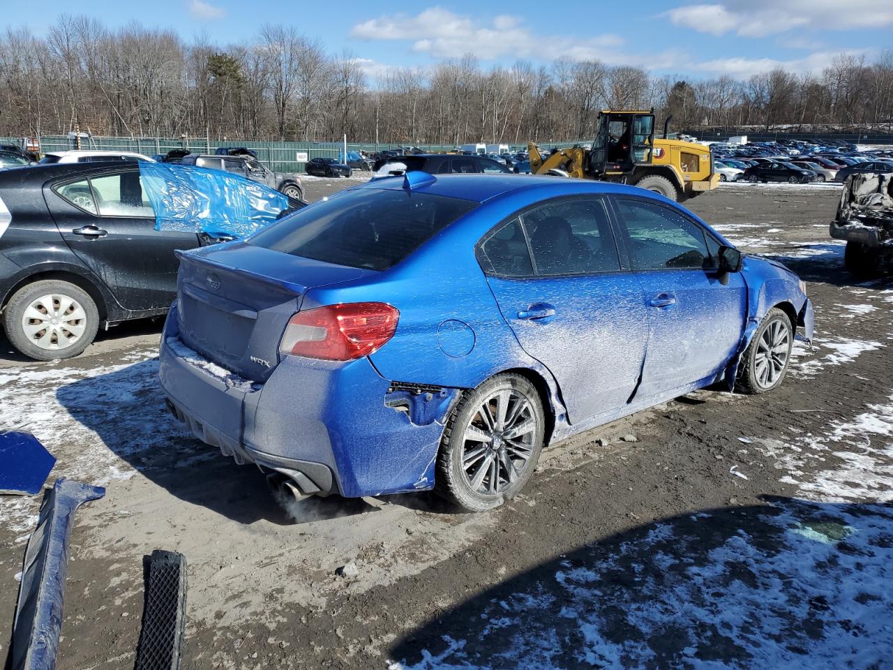 2017 Subaru WRX VIN JF1VA1B63H9810133 Copart auction photo, front end / rear end damage thumbnail 3