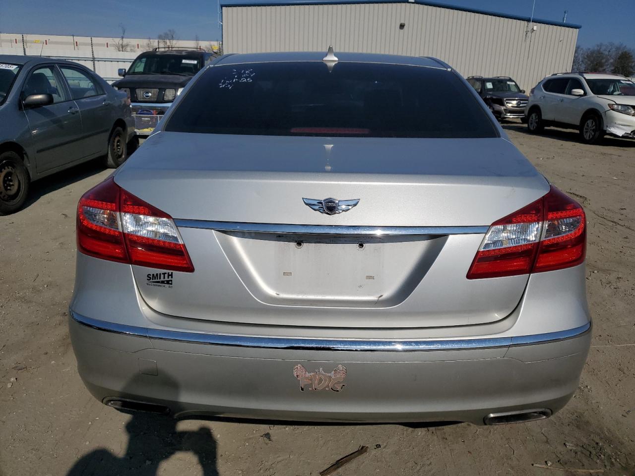 2013 Hyundai Genesis VIN KMHGC4DD3DU242611 Copart auction photo, front end damage thumbnail 6