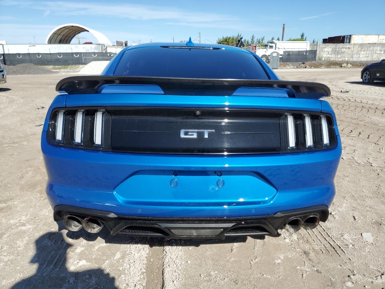 2021 Ford Mustang VIN 1FA6P8CF7M5125323 Copart auction photo, front end / mechanical damage thumbnail 6
