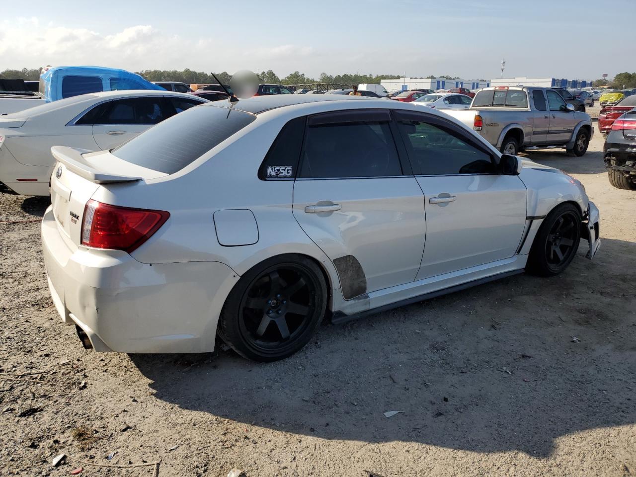 2013 Subaru WRX VIN JF1GV7F67DG019569 Copart auction photo, front end / side damage thumbnail 3