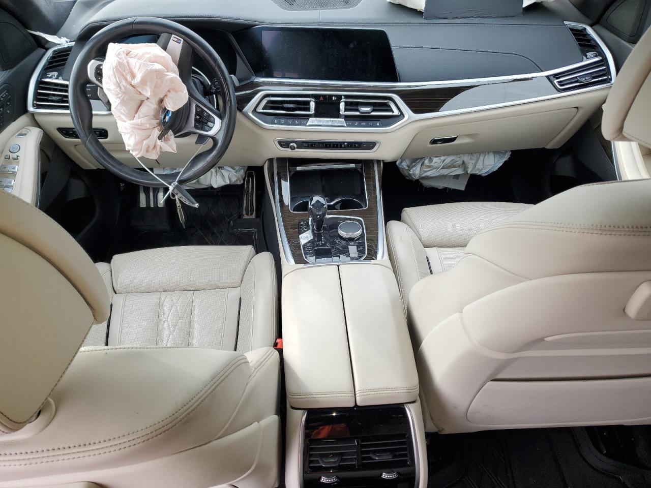2020 BMW X7 VIN 5UXCW2C09L9B77747 Copart auction photo, front end / side damage thumbnail 8