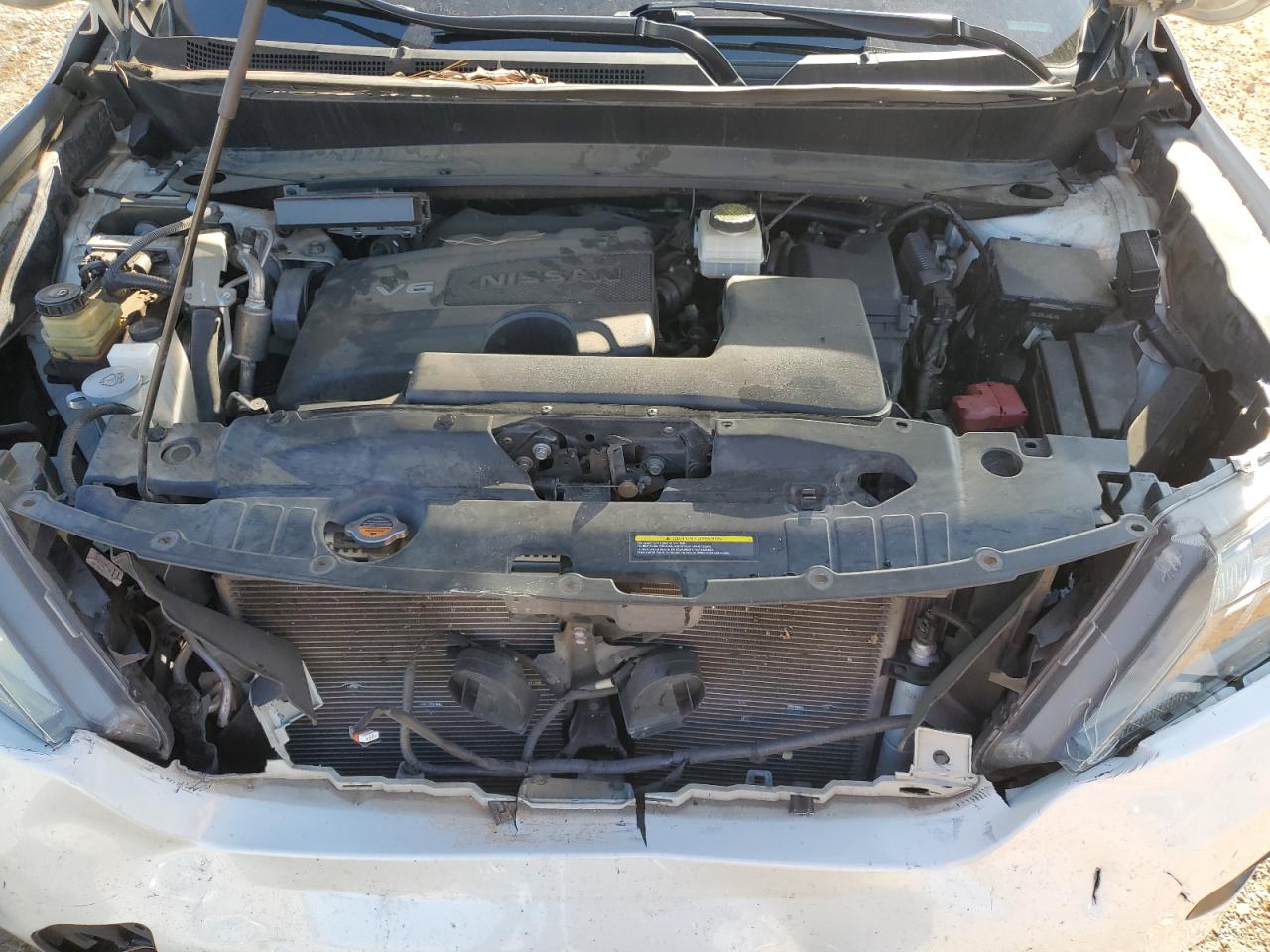 2017 Nissan Pathfinder VIN 5N1DR2MN5HC625055 Copart auction photo, front end damage thumbnail 12