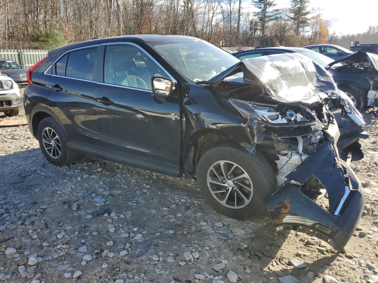 2020 Mitsubishi Eclipse VIN JA4AT3AA7LZ033480 Copart auction photo, front end / side damage thumbnail 4