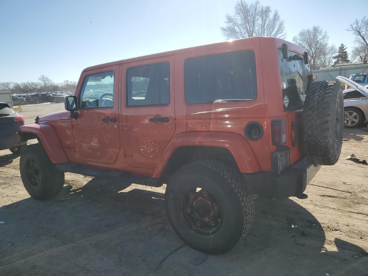 2015 Jeep Wrangler VIN 1C4BJWEG7FL596942 Copart auction photo, front end damage thumbnail 2
