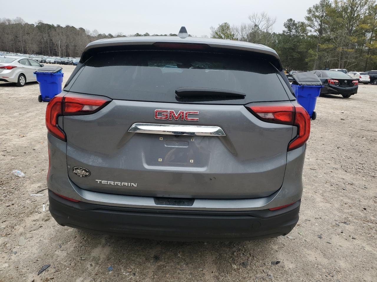 2019 GMC Terrain VIN 3GKALMEV5KL104467 Copart auction photo, front end / side damage thumbnail 6