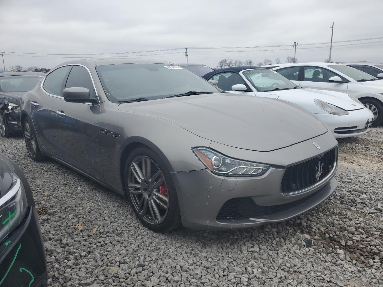 2014 Maserati Ghibli VIN ZAM57RTA4E1085402 Copart auction photo, normal wear damage thumbnail 4