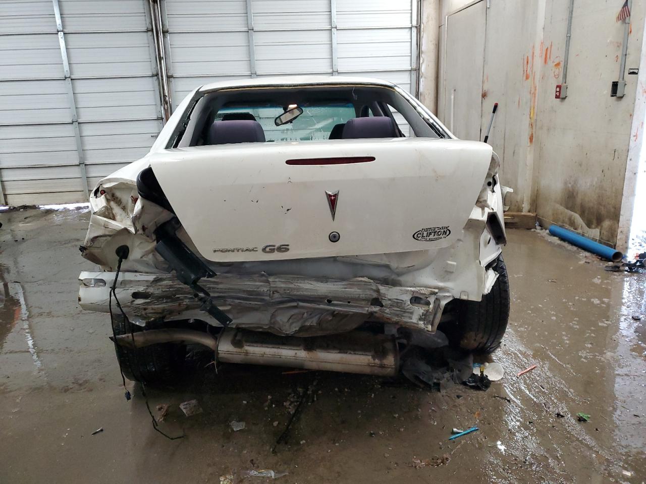 2008 Pontiac G6 VIN 1G2ZG57B184192433 Copart auction photo, all over damage thumbnail 6