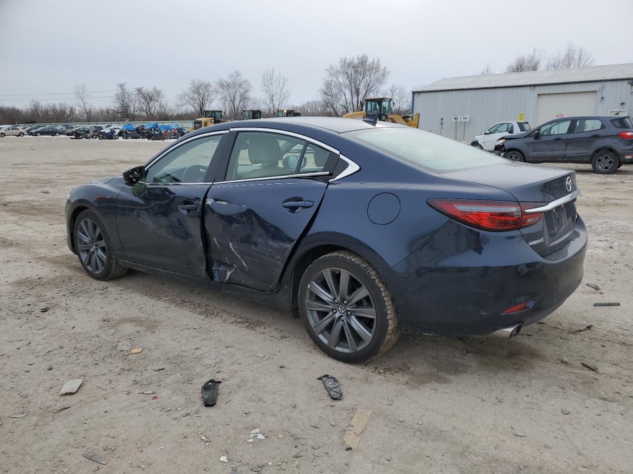 2018 Mazda 6 VIN JM1GL1TY9J1326128 Copart auction photo, side damage thumbnail 2