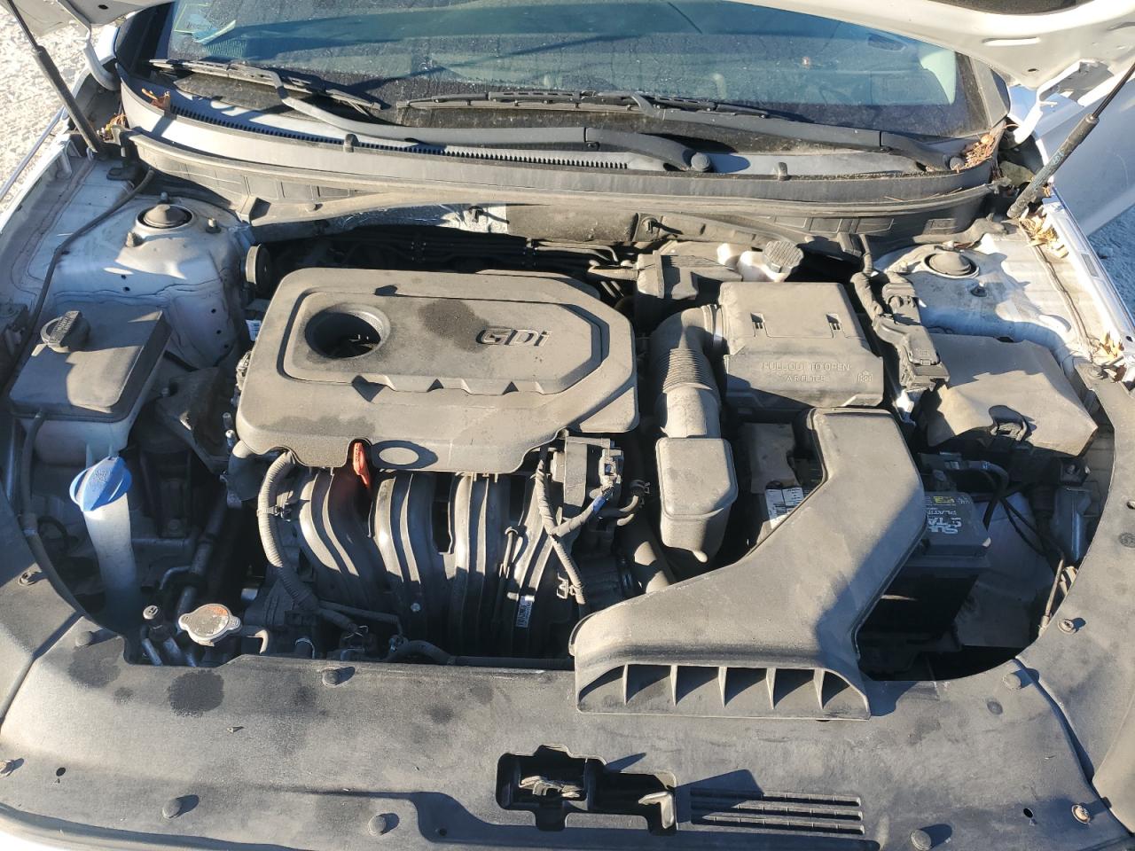 2019 Hyundai Sonata VIN 5NPE34AF9KH783736 Copart auction photo, undercarriage / front end damage thumbnail 11