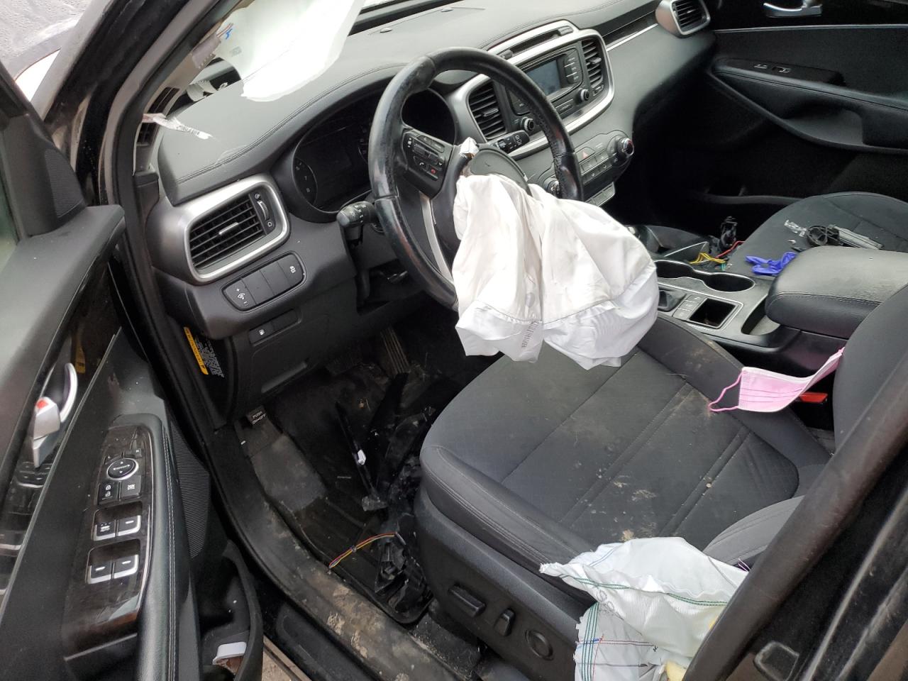 2016 KIA Sorento VIN 5XYPGDA36GG043031 Copart auction photo, front end / side damage thumbnail 8