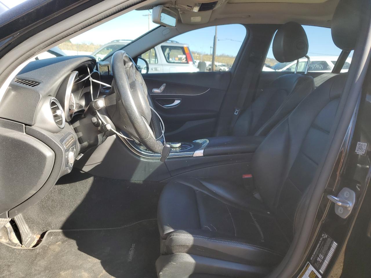 2017 Mercedes-Benz C-klasse VIN 55SWF4JB1HU221456 Copart auction photo, rear end damage thumbnail 7