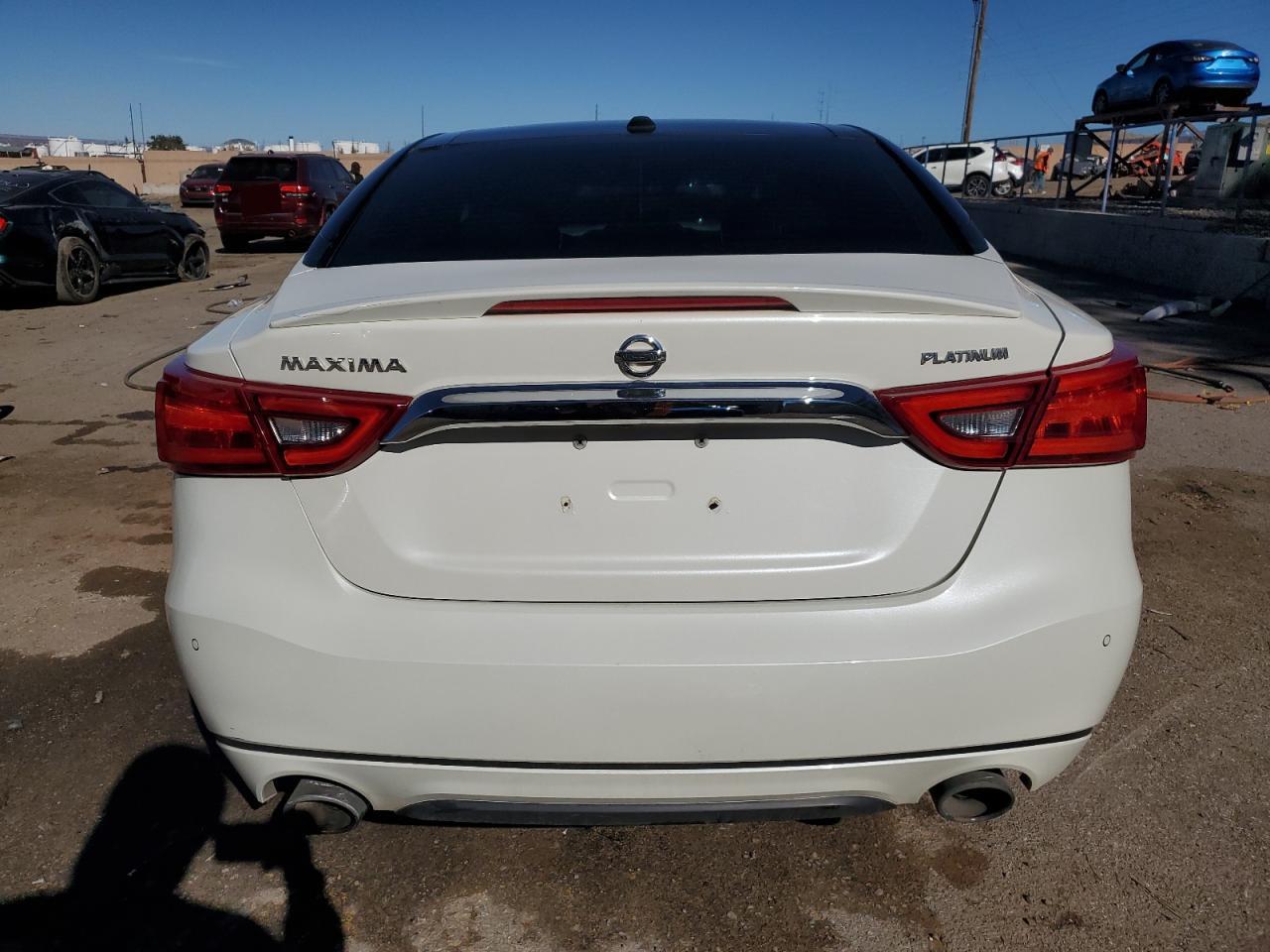 2017 Nissan Maxima VIN 1N4AA6AP6HC453233 Copart auction photo, front end / side damage thumbnail 6