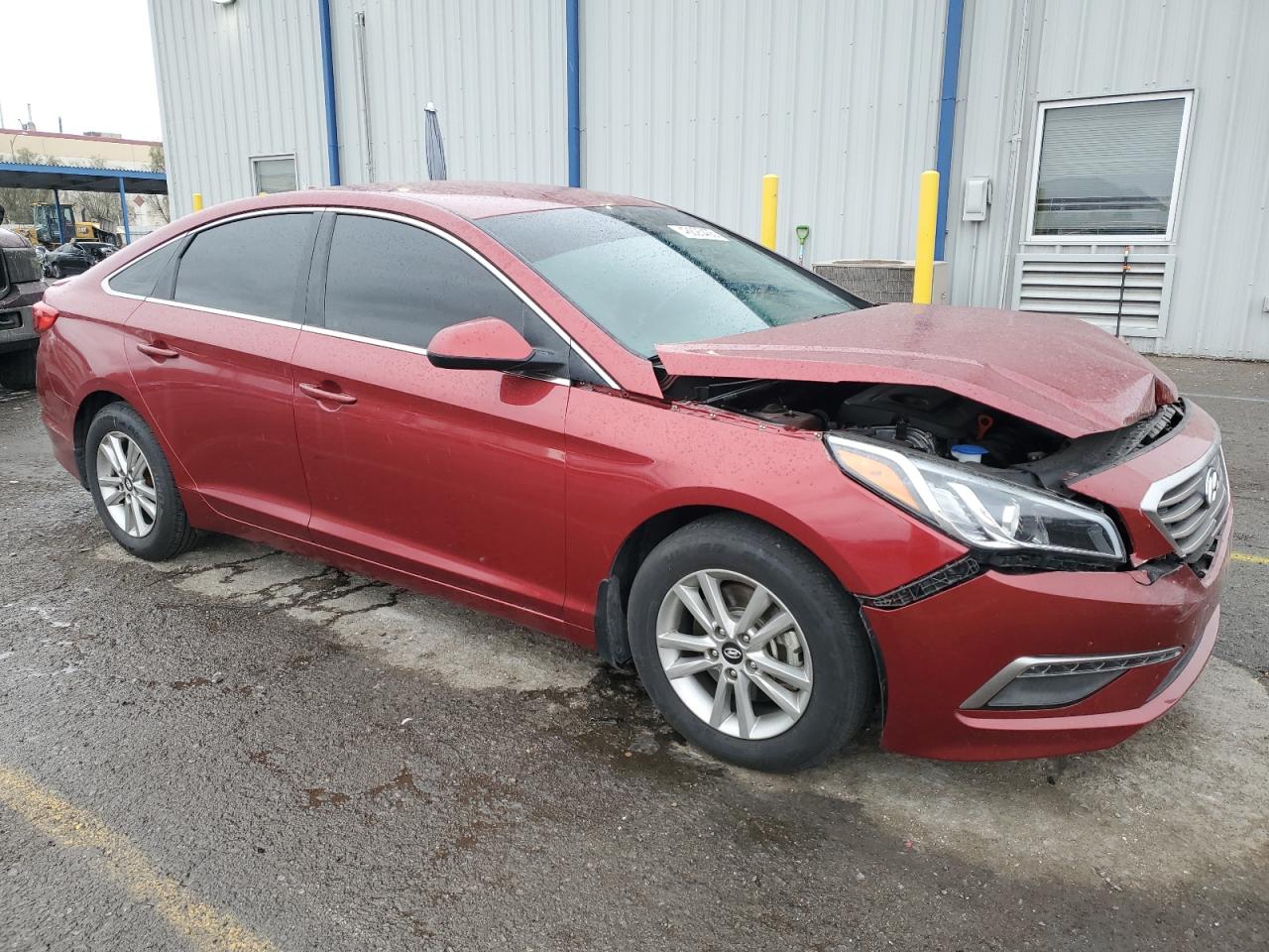 2015 Hyundai Sonata VIN 5NPE24AF9FH184005 Copart auction photo, front end damage thumbnail 4