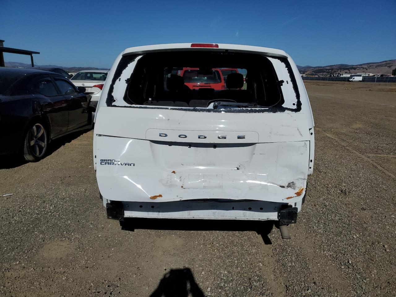2017 Dodge Caravan VIN 2C4RDGBG3HR636976 Copart auction photo, rear end damage thumbnail 6