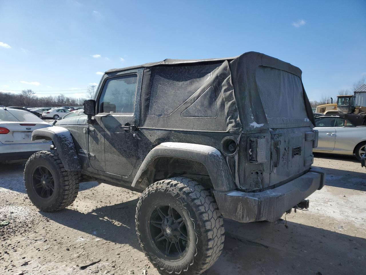 2011 Jeep Wrangler VIN 1J4AA2D14BL538311 Copart auction photo, rear end damage thumbnail 2