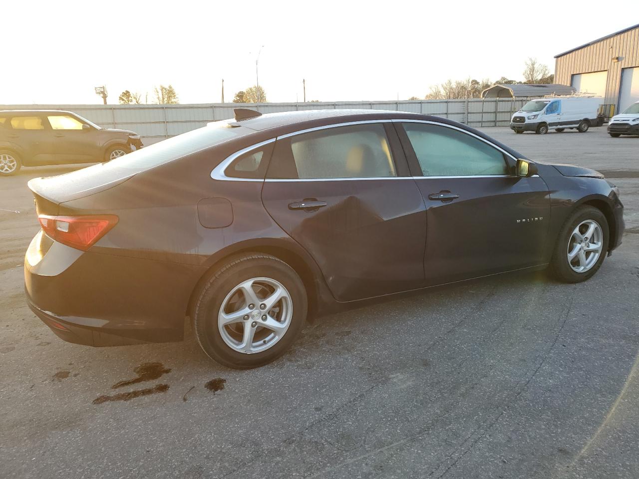 2018 Chevrolet Malibu VIN 1G1ZB5ST0JF221014 Copart auction photo, undercarriage / side damage thumbnail 3