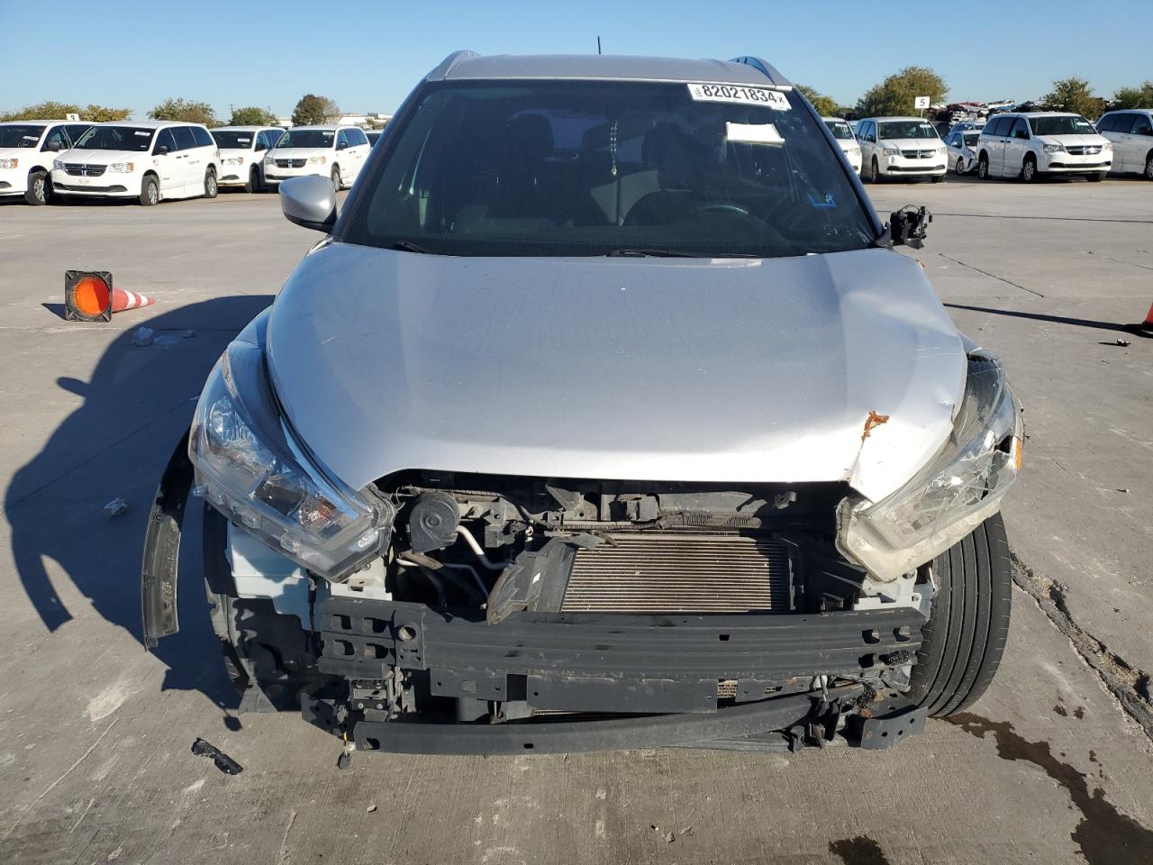 2019 Nissan Kicks VIN 3N1CP5CU7KL550762 Copart auction photo, front end damage thumbnail 5