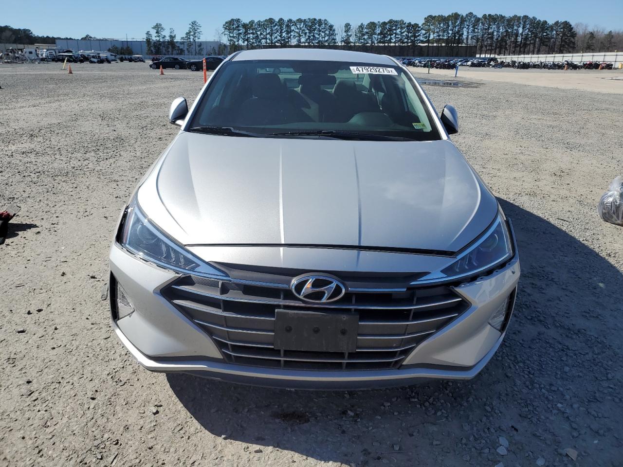 2019 Hyundai Elantra VIN 5NPD74LF1KH438133 Copart auction photo, rear end / front end damage thumbnail 5
