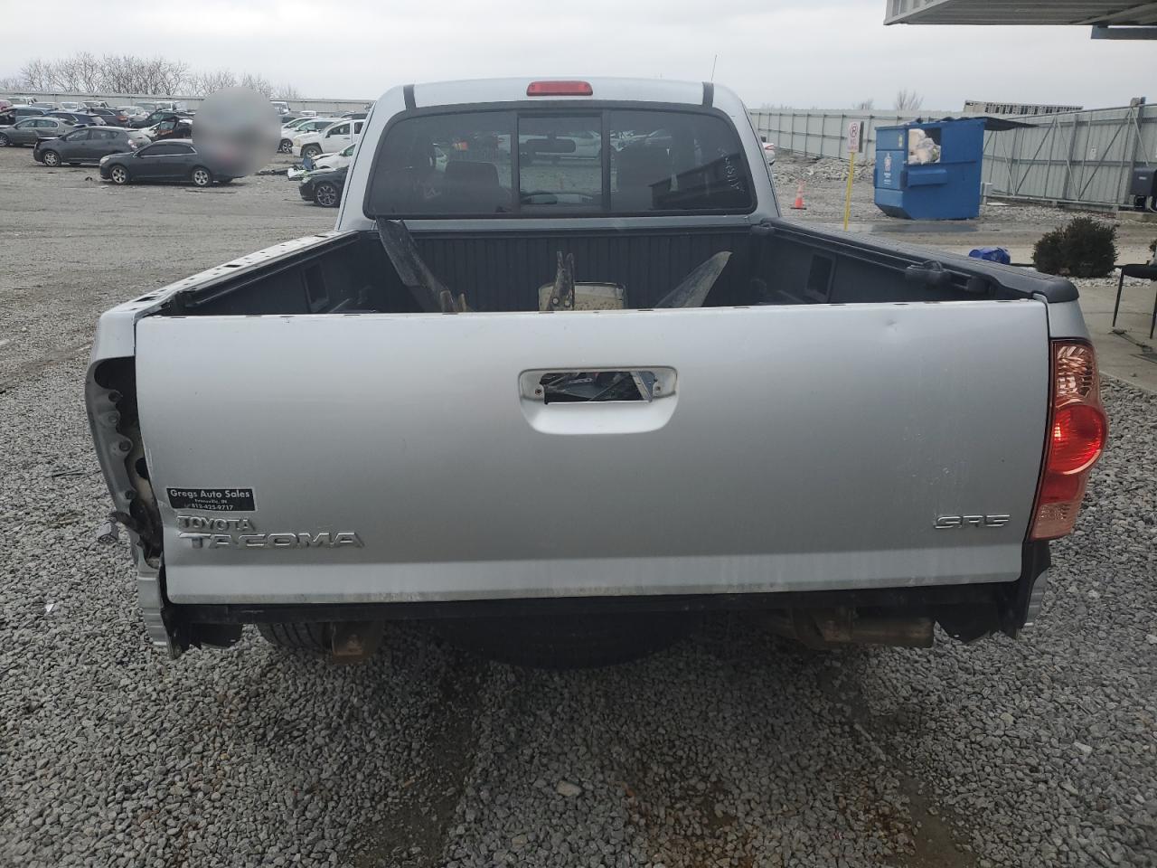 2008 Toyota Tacoma VIN 5TETX22N28Z488229 Copart auction photo, rear end damage thumbnail 6