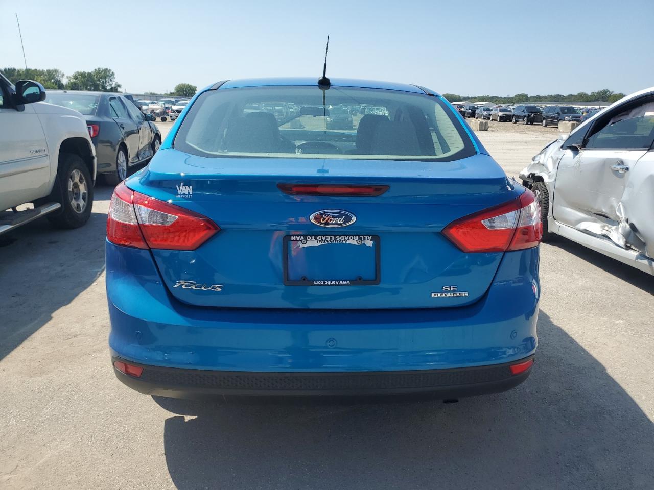 2014 Ford Focus VIN 1FADP3F27EL218648 Copart auction photo, all over / front end damage thumbnail 6