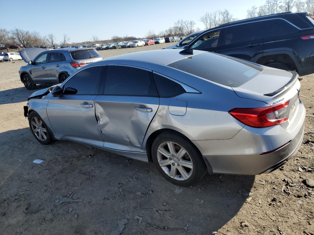 2022 Honda Accord VIN 1HGCV1F35NA074961 Copart auction photo, front end / side damage thumbnail 2