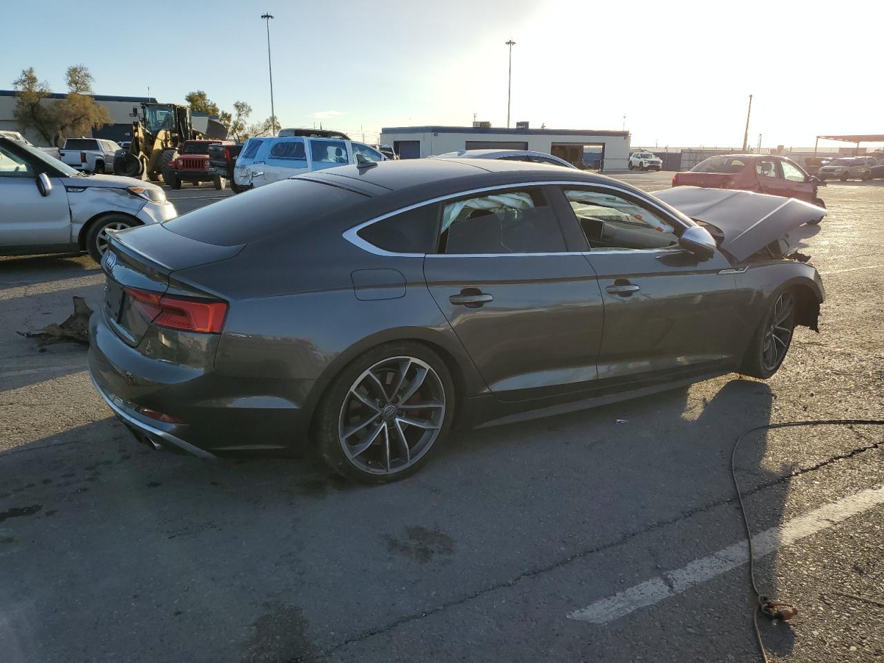 2018 Audi RS5 VIN WAUC4CF55JA009503 Copart auction photo, front end damage thumbnail 3