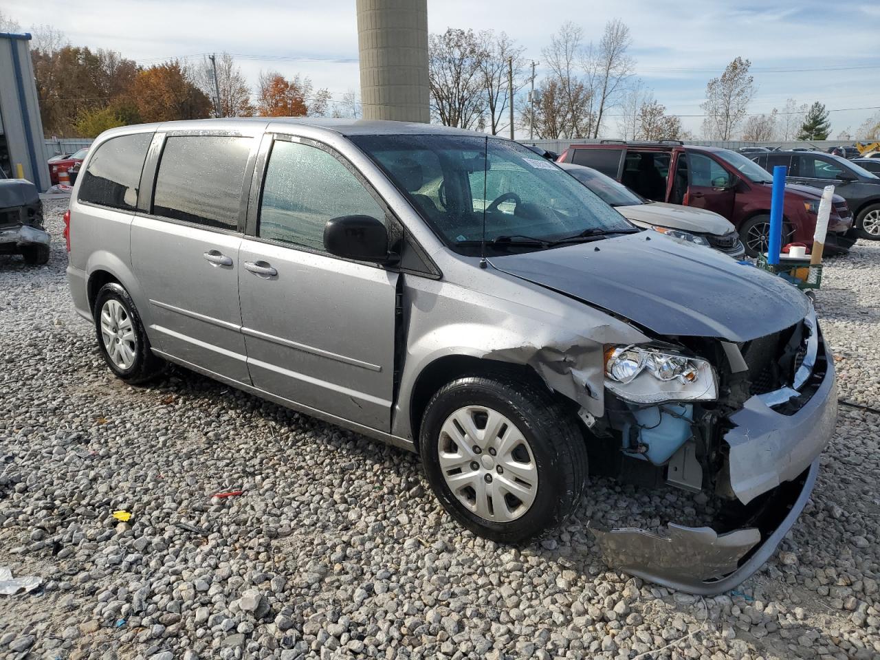 2016 Dodge Caravan VIN 2C4RDGBG8GR336347 Copart auction photo, front end damage thumbnail 4