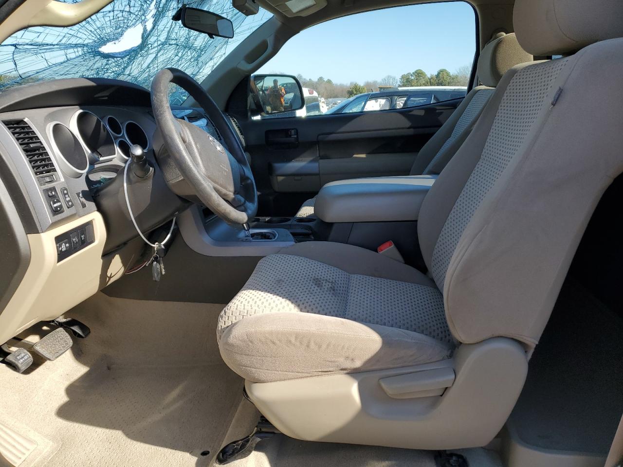 2010 Toyota Tundra VIN 5TFJM5F16AX001135 Copart auction photo, all over / top/roof damage thumbnail 7