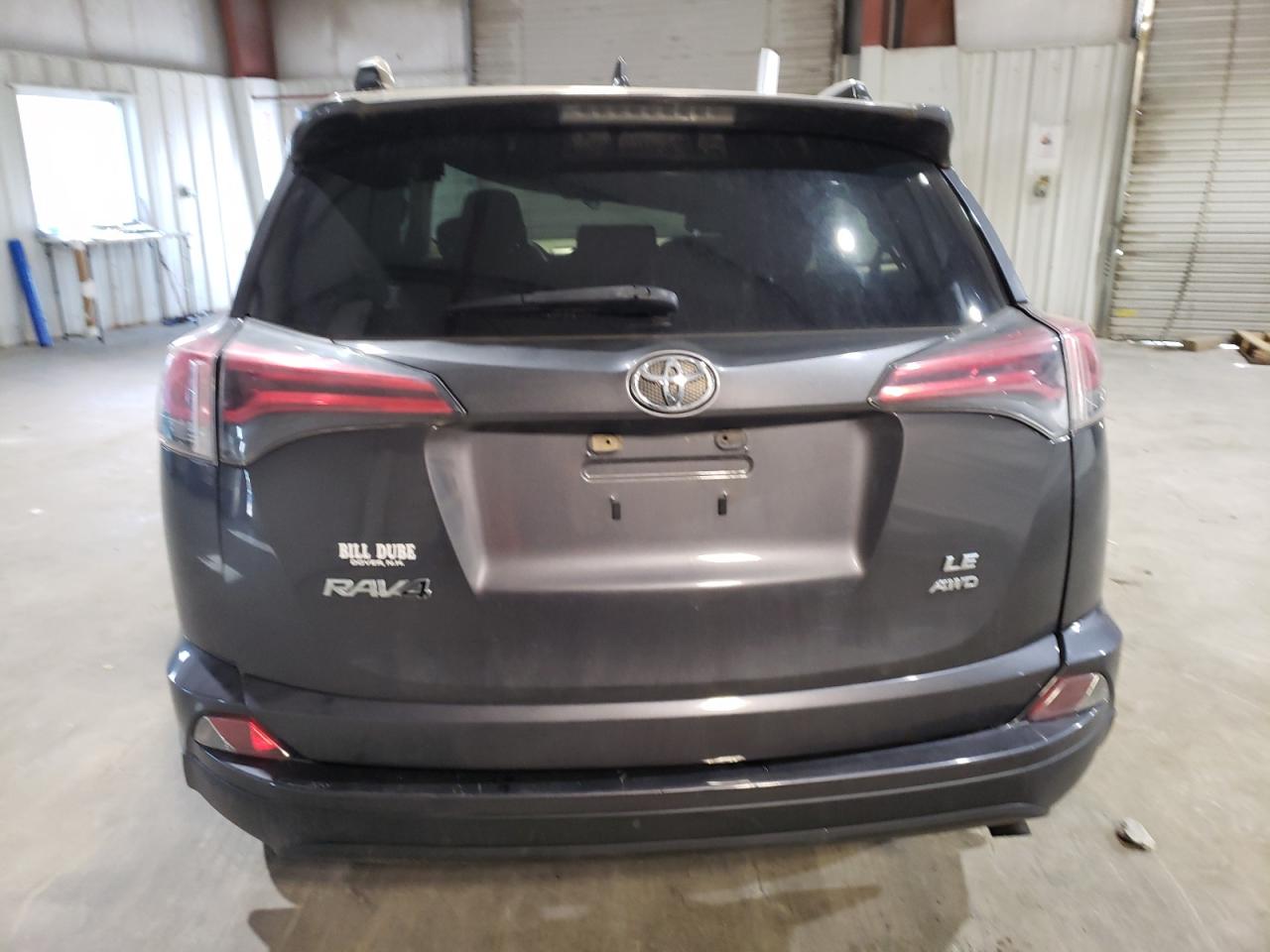 2016 Toyota RAV 4 VIN JTMBFREV3GJ090006 Copart auction photo, top/roof / rear end damage thumbnail 6