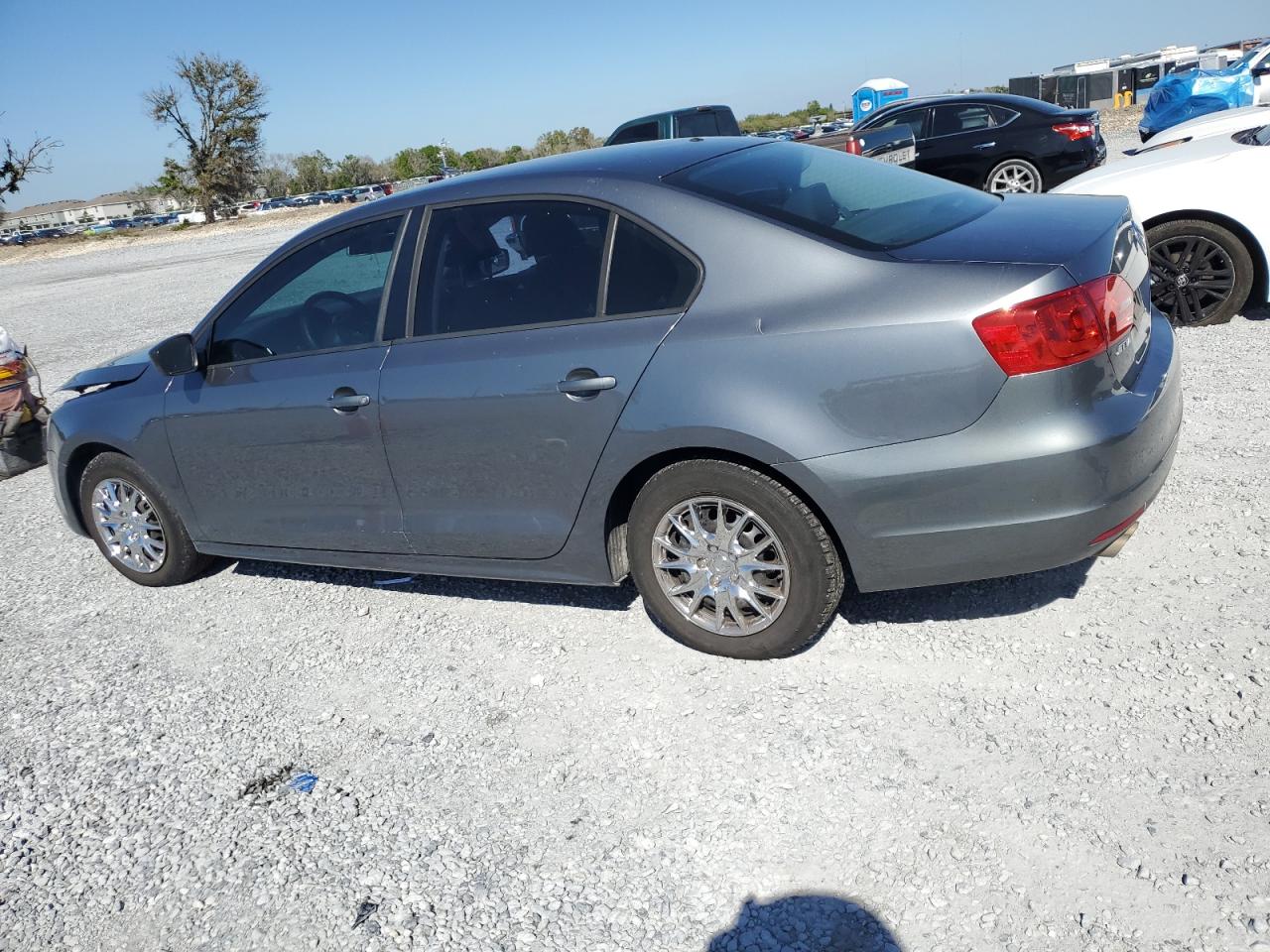 2014 Volkswagen Jetta VIN 3VW2K7AJ5EM429848 Copart auction photo, front end damage thumbnail 2