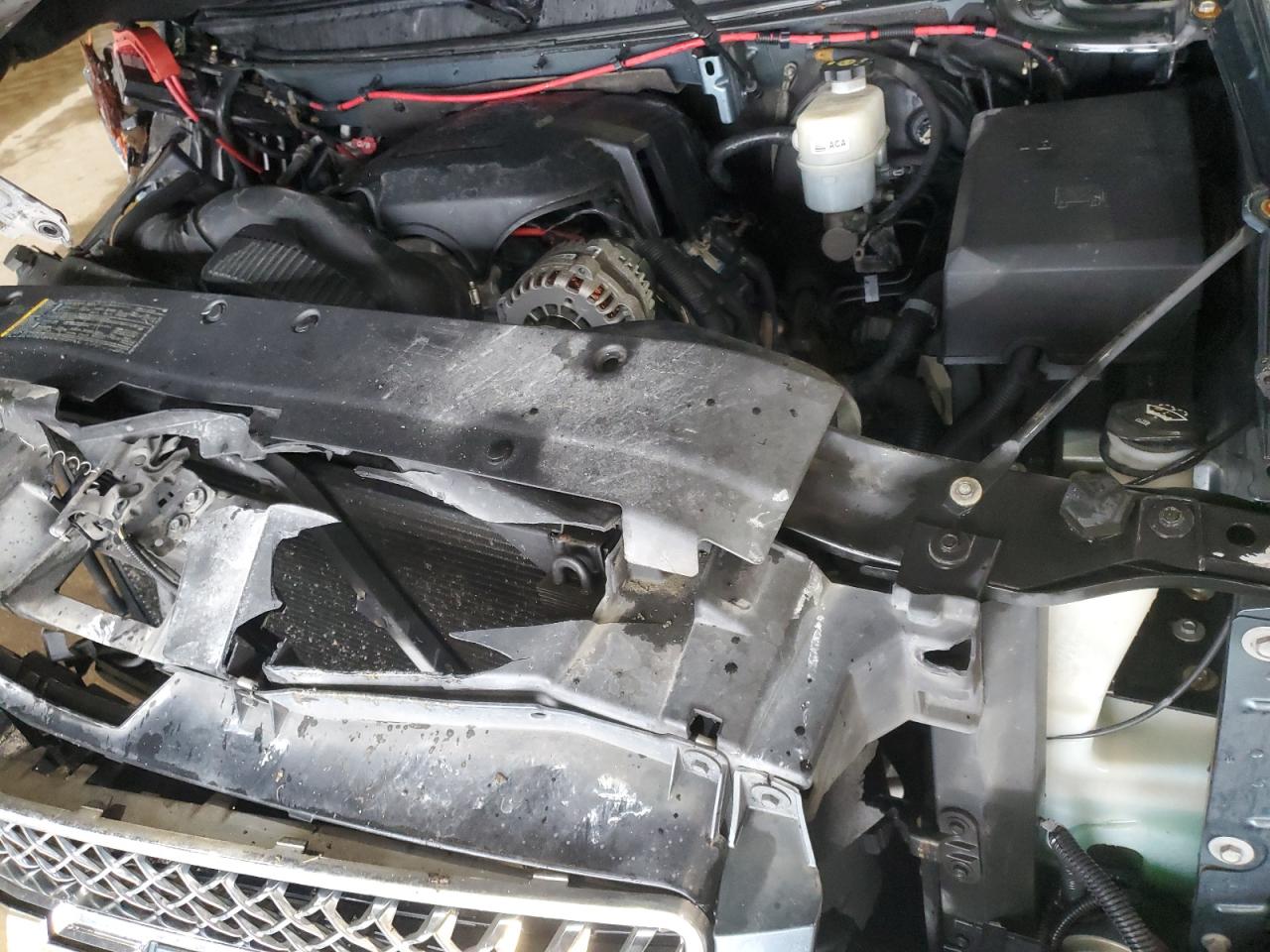 2008 Chevrolet Avalanche VIN 3GNEC12068G166327 Copart auction photo, front end / side damage thumbnail 13