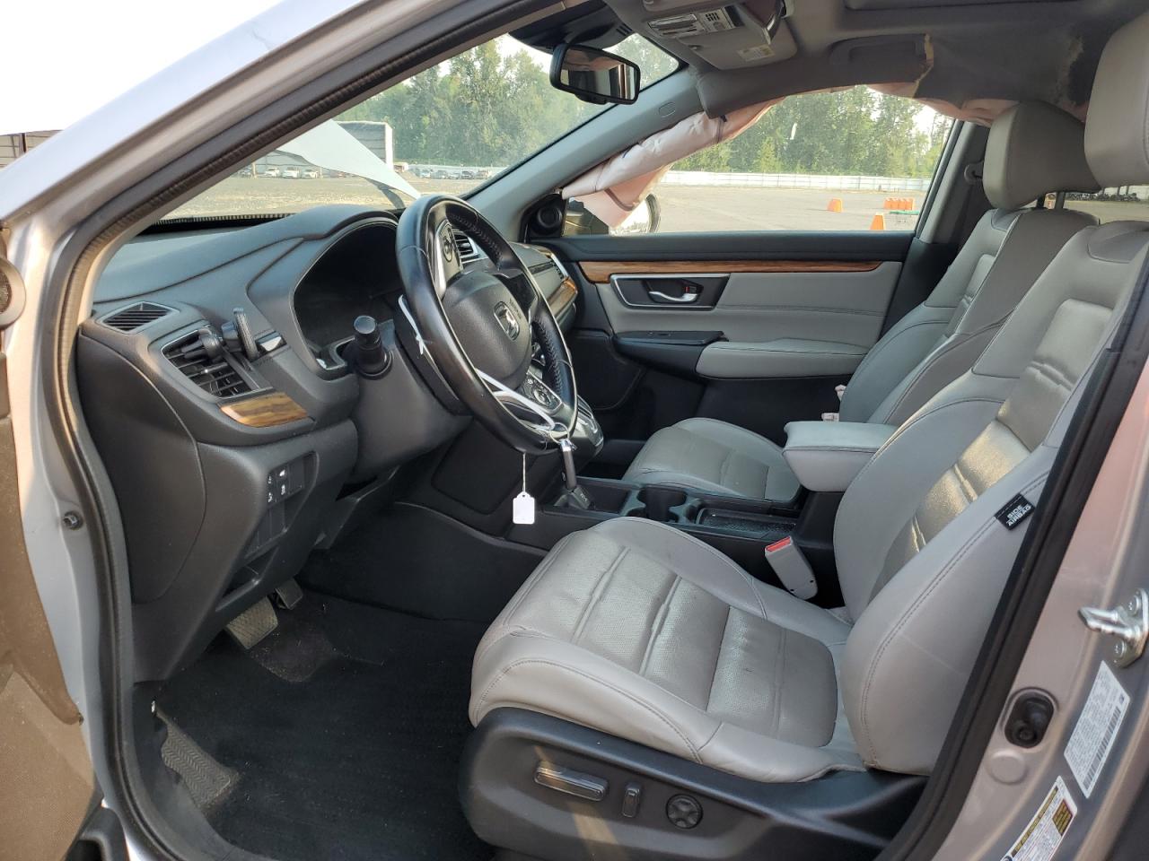 2017 Honda CR-V VIN 2HKRW2H82HH674922 Copart auction photo, front end / side damage thumbnail 7