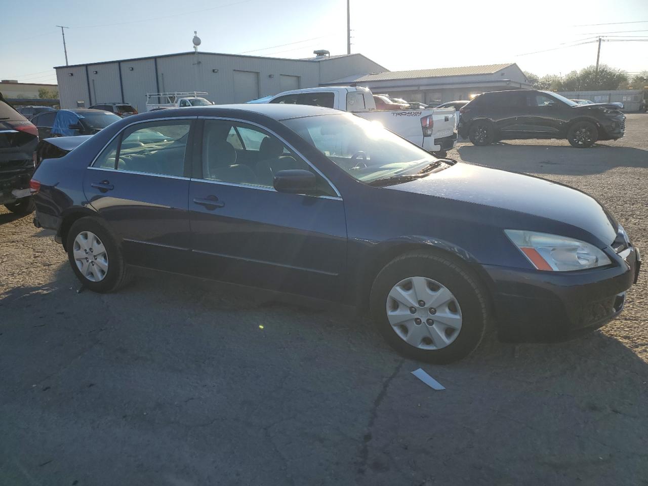 2004 Honda Accord VIN 1HGCM56374A045180 Copart auction photo, rear end damage thumbnail 4