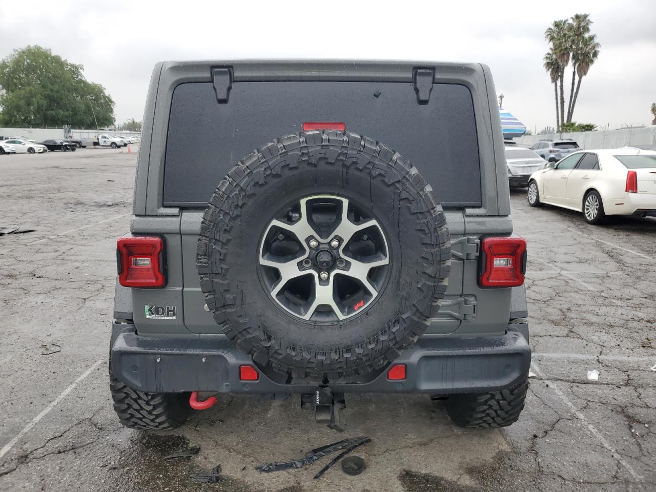 2020 Jeep Wrangler VIN 1C4HJXFN0LW157167 Copart auction photo, front end / undercarriage damage thumbnail 6