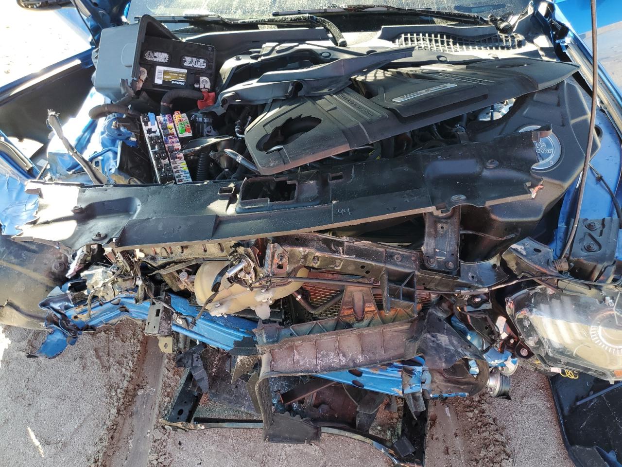 2021 Ford Mustang VIN 1FA6P8CF7M5125323 Copart auction photo, front end / mechanical damage thumbnail 11