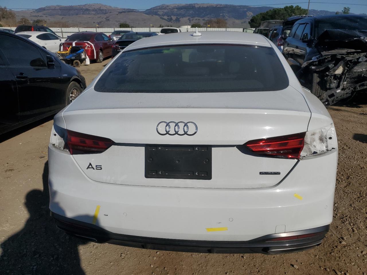 2020 Audi A5 VIN WAUCNCF57LA001693 Copart auction photo, all over damage thumbnail 6