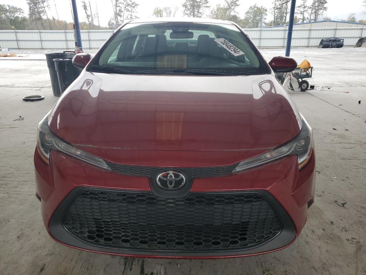 2022 Toyota Corolla VIN 5YFEPMAE1NP391918 Copart auction photo, rear end / side damage thumbnail 5