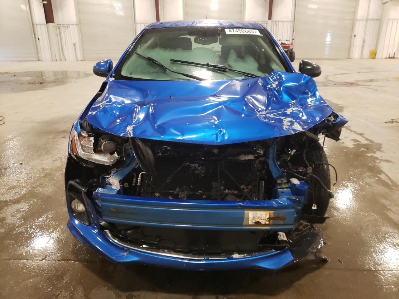 2018 Chevrolet Sonic VIN 1G1JD6SH3J4105391 Copart auction photo, front end damage thumbnail 5