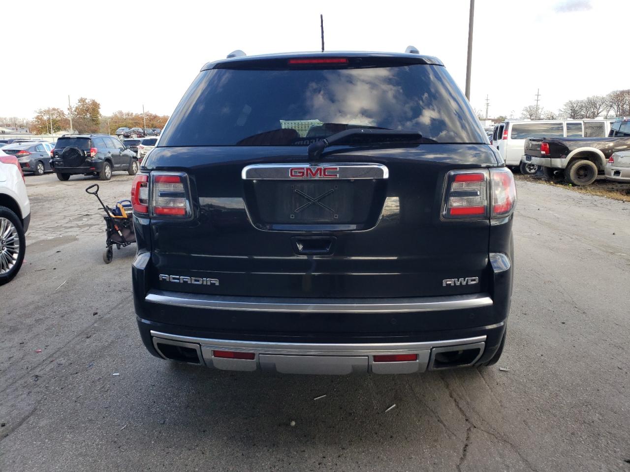 2015 GMC Acadia VIN 1GKKVTKD5FJ120864 Copart auction photo, side / front end damage thumbnail 6