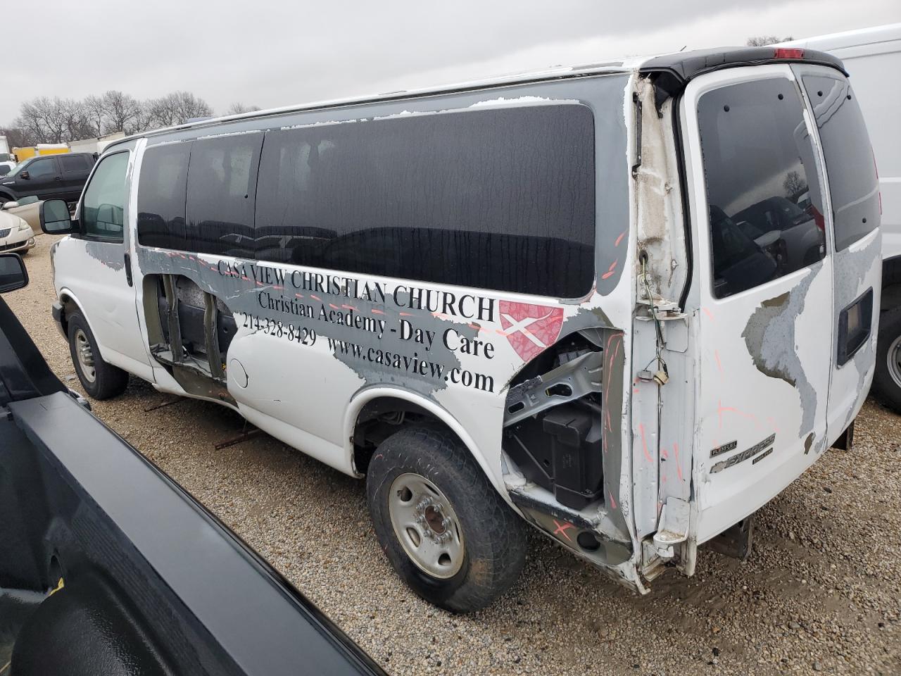 2010 Chevrolet Express VIN 1GA2G1DG6A1147607 Copart auction photo, all over damage thumbnail 2