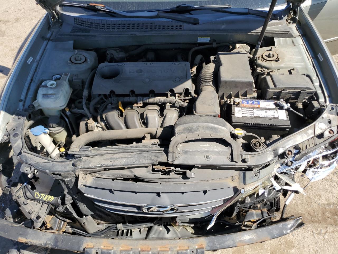 2009 Hyundai Sonata VIN 5NPET46C79H537521 Copart auction photo, front end damage thumbnail 12
