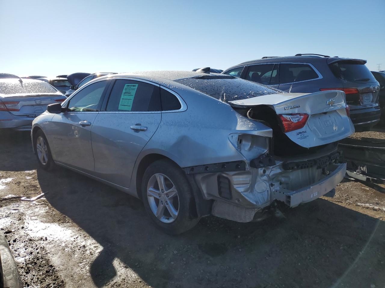 2020 Chevrolet Malibu VIN 1G1ZB5ST5LF047623 Copart auction photo, rear end / minor dent/scratches damage thumbnail 2