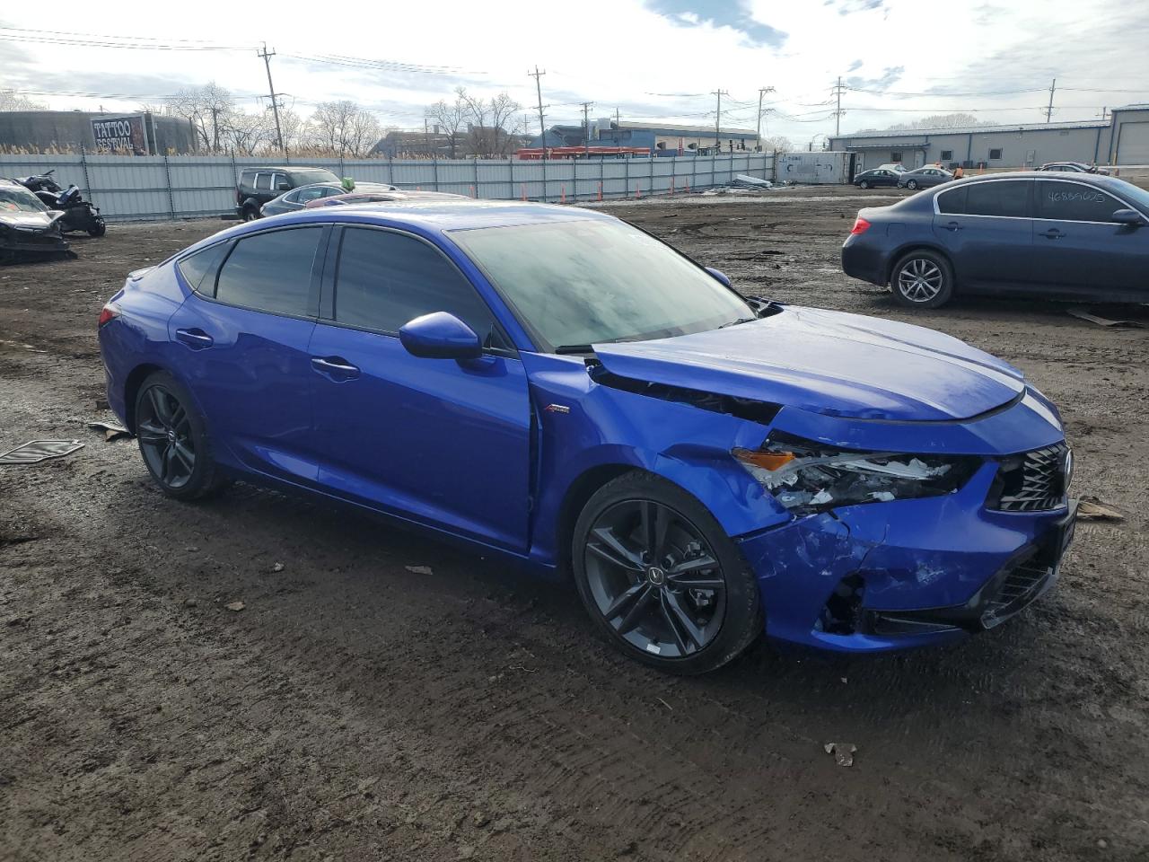 2024 Acura Integra VIN 19UDE4H33RA006229 Copart auction photo, front end damage thumbnail 4