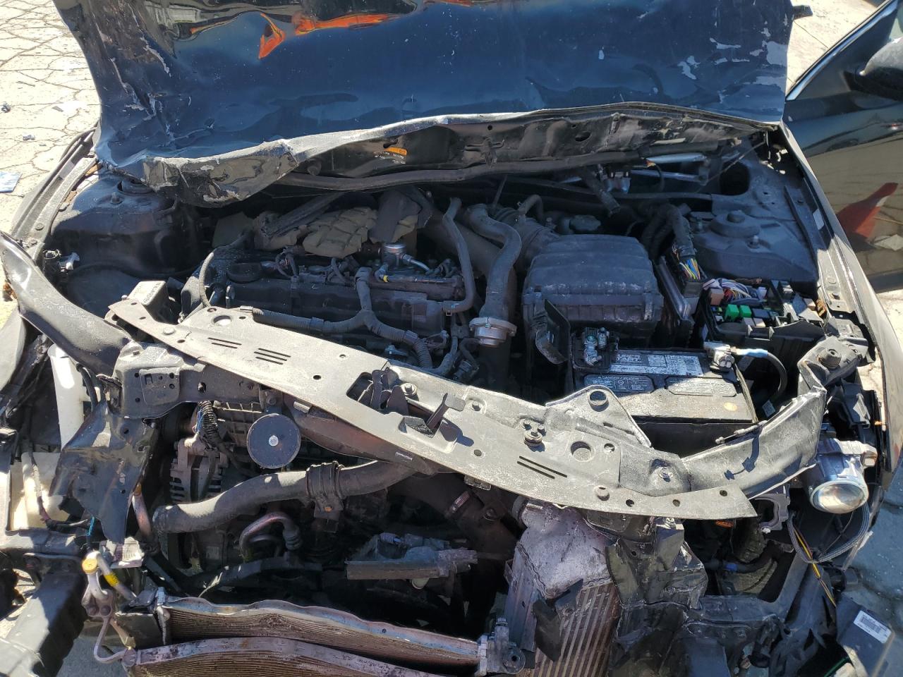 2015 KIA Optima VIN 5XXGR4A61FG505020 Copart auction photo, front end damage thumbnail 13