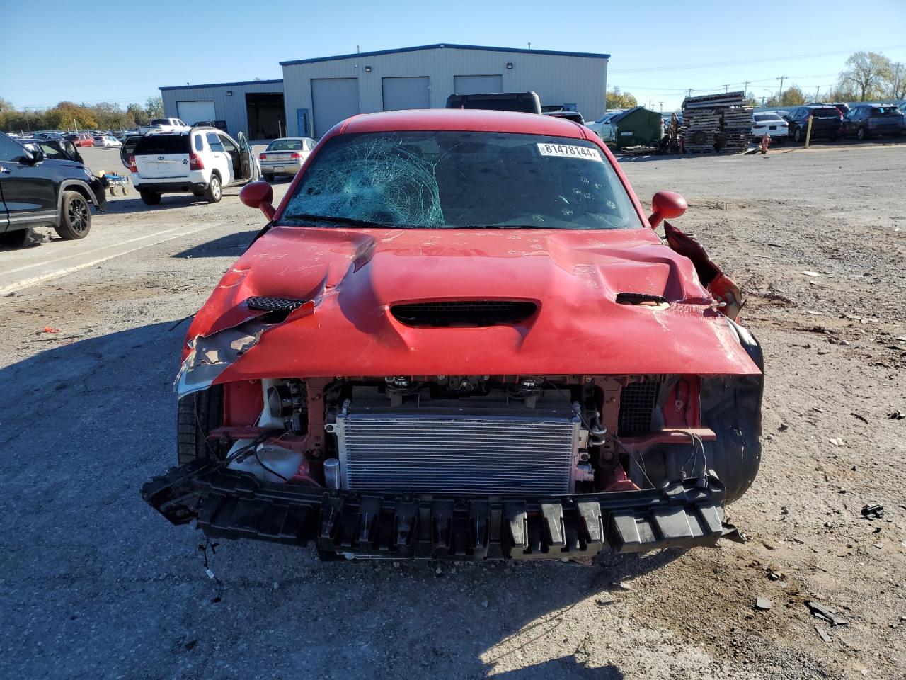 2021 Dodge Challenger VIN 2C3CDZFJ7MH596462 Copart auction photo, front end / mechanical damage thumbnail 5