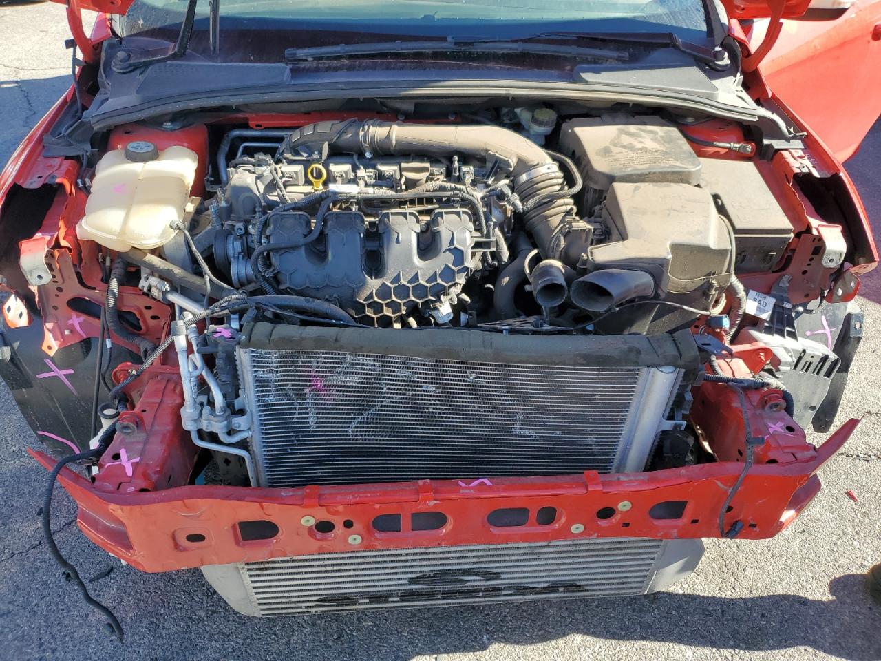 2013 Ford Focus VIN 1FADP3L90DL222086 Copart auction photo, front end damage thumbnail 11