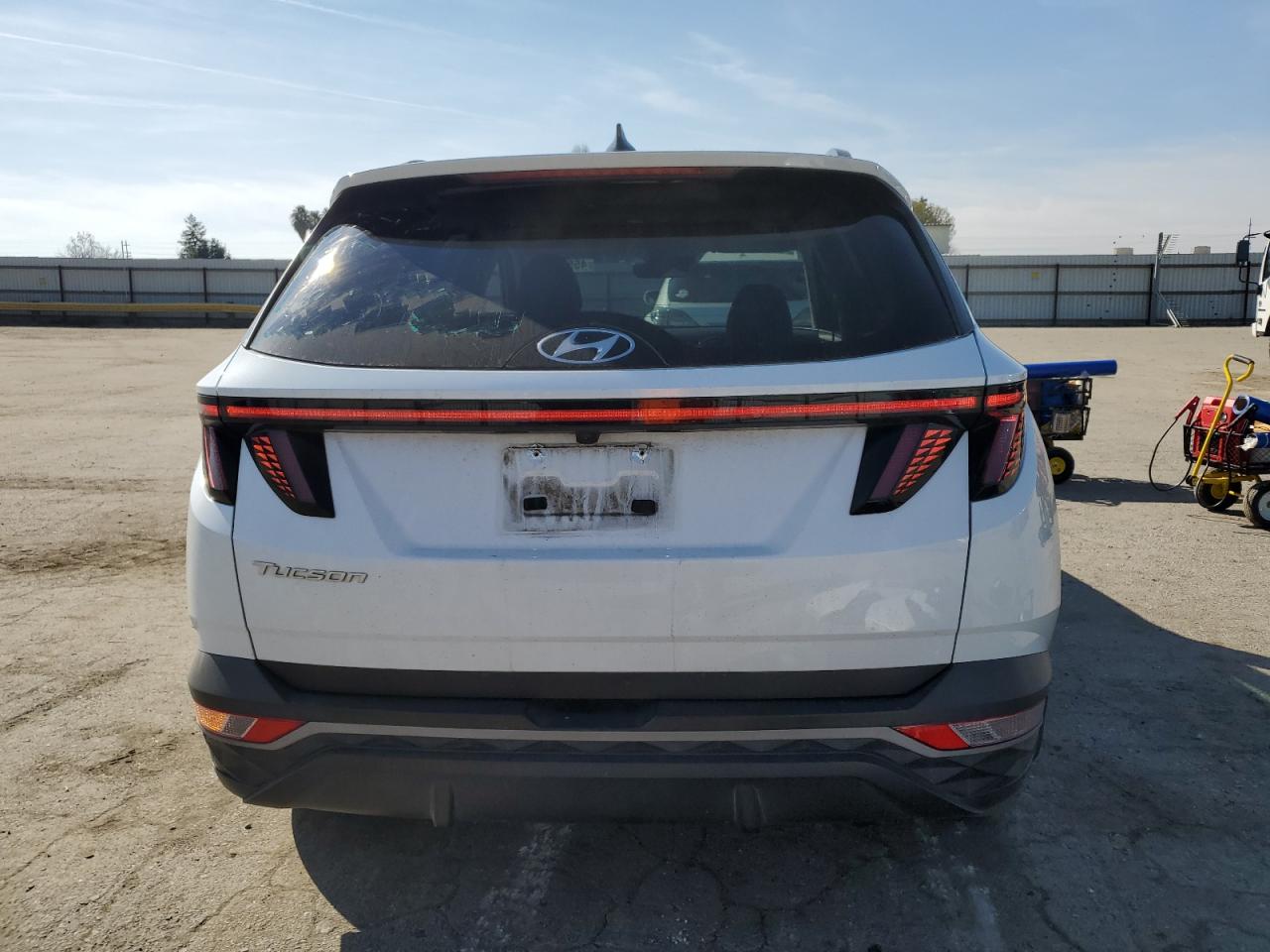 2022 Hyundai Tucson VIN 5NMJF3AE6NH002177 Copart auction photo, front end / side damage thumbnail 6