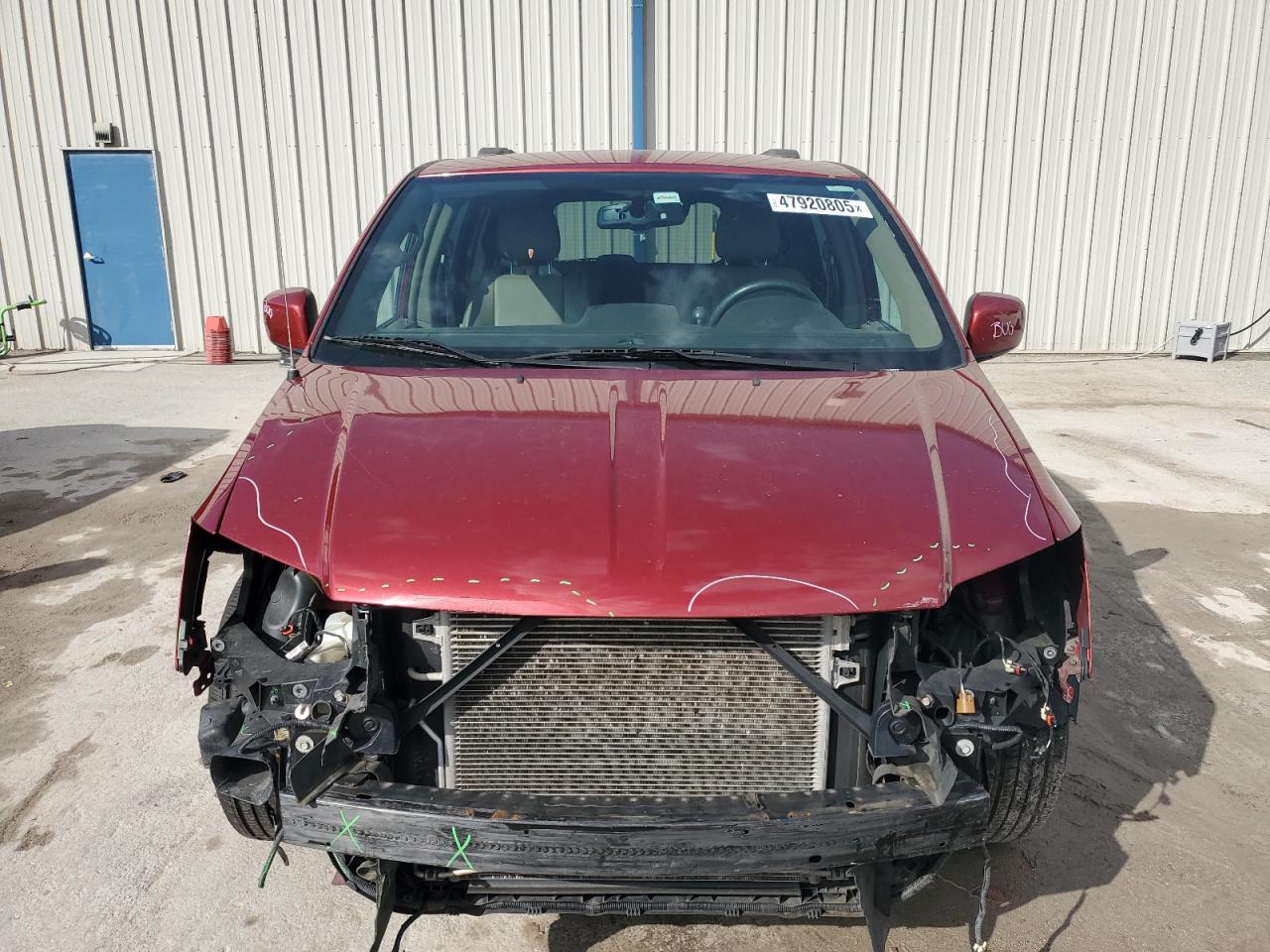 2014 Chrysler Town & Country VIN 2C4RC1BG3ER344000 Copart auction photo, front end damage thumbnail 5