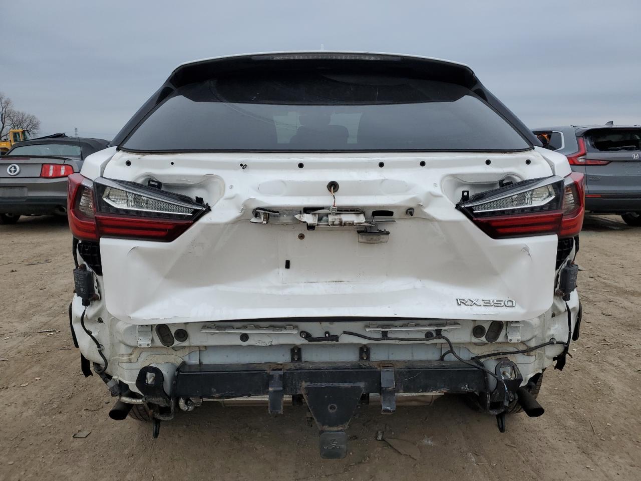 2017 Lexus RX VIN 2T2BZMCA6HC058847 Copart auction photo, rear end / front end damage thumbnail 6